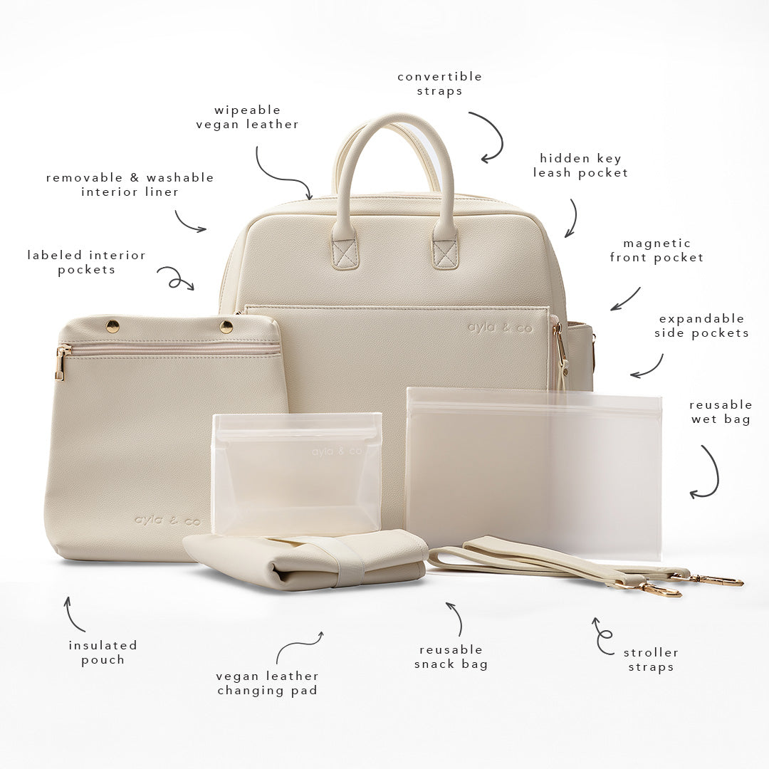 バッグ aylle Ivory Ayla Bag & Vacuum Bundle